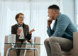 counselor and patient discussing the baker act in virginia